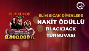 Anadolu Casino Blackjack Turnuvası, Toplam Ödül 8 Milyon
